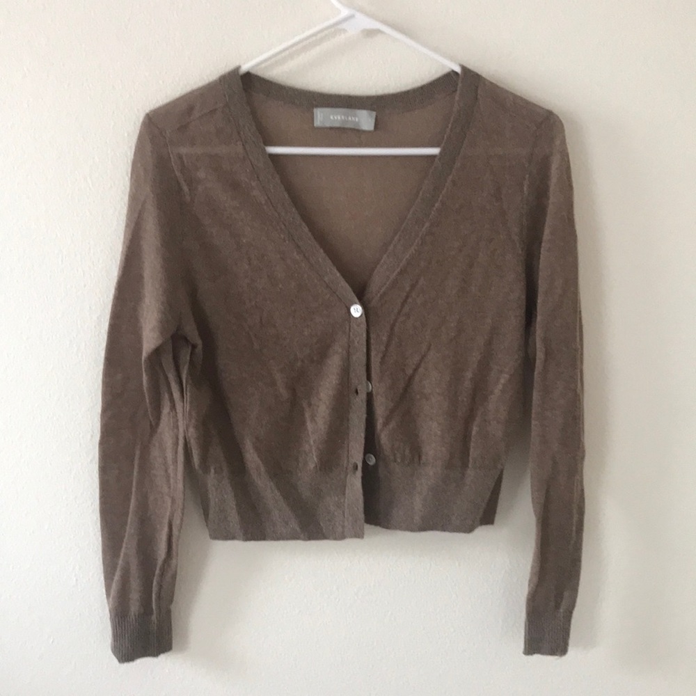BRANDNEW Everlane Featherweight Alpaca Cardigan